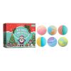 OceAura Christmas Colorful Bath Ball, Bubble Shower Fragrance Moisturizes Long-Lasting Plant Cleaning Bath Ball