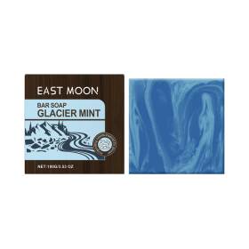 East Moon Glacier Mint Bath Soapï¼Œ Cleansing All Body Skin Fragrance For Men Refreshing Cleansing Bath Soap