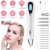 Skin Tag Remover Skin Tag Repair Kit Tattoo Freckle Wart Mole Remover Pen with 9 Intensity Levels 10 Fine Needles 3 Coarse Needles