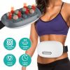 Abdominal Massager Anti Cellulite Remover Machine Electric Stomach Tummy Massager Automatic Bian Stone Kneading Massager with 5 Modes 3 Heat 3 Speeds