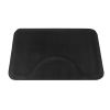3′x 4.5′x 1/2" Beauty Salon Square Anti-fatigue Salon Mat (Square Outside And Round Inside) Black