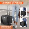 Rolling Makeup Train Case Large Storage 3 Tiers, Convenient Carry With Handle, Wheels, Strap