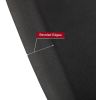 3′x 4.5′x 1/2" Beauty Salon Square Anti-fatigue Salon Mat (Square Outside And Round Inside) Black