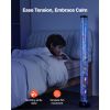 Sensory Bubble Tube Lamp, 4 ft Bubble Fish Tube, Sensory Aquarium Lamp with 10 Floating Fish & 16 Color Effects, Remote Control