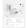 Faucet Mount Water Filter, Vertical Water Purifier for Sink Tap, Carbon Fiber Filters, Removes Chlorine Lead with 1 Filter