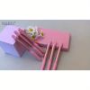 6pcs Pink mini makeup brush with Mirror - Portable eye brush set + 12PCS beginner makeup brush Set - Powder, Settings, eyeshadow, foundation brush