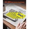 Portable Digital Magnifier, 5-inch HD Electronic Video Magnifier for Low Version, 2X - 48X Electronic Reading Aid with 13MP Near & Far Dual Lens