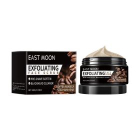 East Moon Coffee Facial Scrub, Men's Facial Hair Cleanser Pores Refreshing Comfort Cleansing Cream