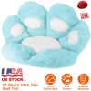 Cat Paw Cushion Seat Skin Friendly Comfortable Lazy Sofa Chair Floor Mat Office Chair Cushion Pad Relieve Back Coccyx Sciatica