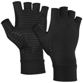 Arthritis Glove Compression Arthritis Gloves Breathable & Moisture Wicking Fabric Gloves for Men Women Relieve Arthritis Symptoms Raynauds Disease & C (Option: L)