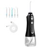 Portable Water Dental Flosser Cordless Rechargeable Dental Oral Irrigator IPX7 Waterproof Teeth Cleaner with 5 Modes 5 Nozzles 10.14oz Detachable Wate